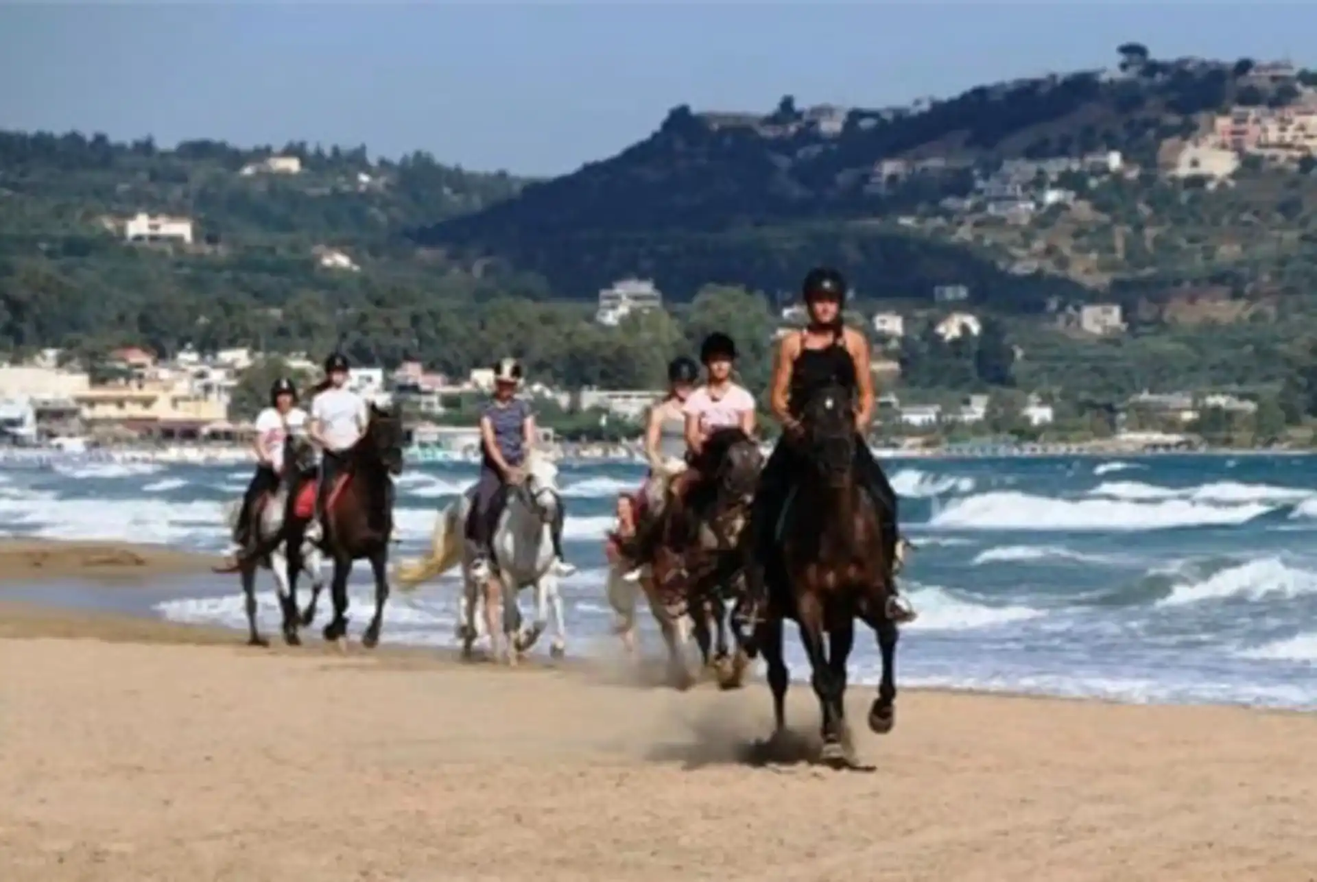 Horse Riding Tour with Lake Kournas & Lunch